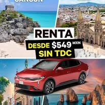 Renta desde $500 MXN